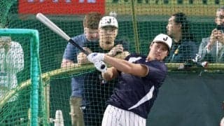 【WBC】２戦連発あるか!?　大谷翔平がフリー打撃で照明直撃弾　観客「おー！」どよめき