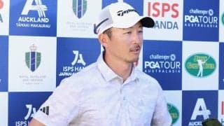 岩﨑亜久竜が3打差4位で最終日へ「日本人として頑張りたい」