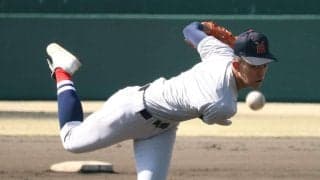 今秋・ドラフト候補の横浜・織田翔希、練習試合の初戦で152キロ　６球団スカウト前でアピール