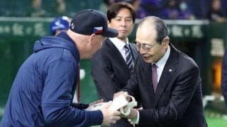 【WBC】王貞治氏がチェコを激励　主砲チェルベンカ「野球界にいる者なら誰でも知っている」