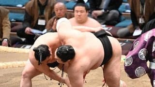 幕内経験者の幕下炎鵬、下手投げで白星発進「相手に負ける前に、自分に負けないように」