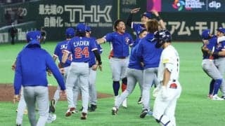 台湾主将、韓国との死闘制し「涙が出た」　連日4万人超の歓声に感謝「東京Dがホームに」