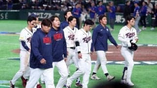 【WBC】韓国の「チャレンジ」要求認められず　クロスプレーでアウトの判定覆らず競り負け