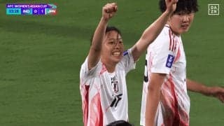 「クレイジーだ」なでしこ新星の“逆足ゴラッソ”に海外ファン衝撃！「軌道がすごい」「最優秀ゴール候補」山本柚月に絶賛続々【女子アジアカップ】
