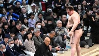 安青錦が綱とりに向けて初日白星発進　相手変化にも動じずの完勝に「落ち着いている」と元若乃花