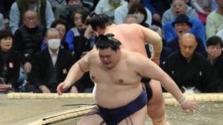 若隆景が初金星「自分の思った、いい相撲が取れた」　右肘痛に耐え、過去２勝７敗の大の里に勝利