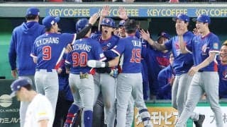 【WBC】台湾、涙の劇的勝利で２勝２敗に　初戦骨折の主将が代走で登場、気合のヘッスラも