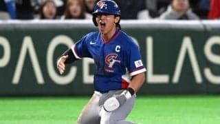 左手骨折でも気迫のヘッスラ…決勝生還の台湾主将が感謝「東京ドームで台湾らしい応援に包まれ、本当に幸せだ」【WBC】