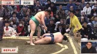 「こわい倒れ方」「一山本ビックリしてる」予期せぬ結末にファンも動揺 元若乃花の指摘に「お相撲さんて大変だ」「そういうことか」反応さまざま