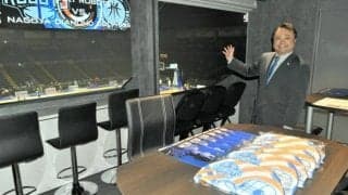 茨城ロボッツが10カ月ぶりにホームで試合　VIPエリアが新設