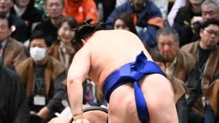 伯乃富士が2日目から休場　初日欧勝馬に敗れて古傷の左足親指付近を再び負傷