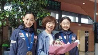 【フィギュア】世界ジュニア３位の岡万佑子が帰国「すごくうれしい」来季の４回転挑戦にも意欲