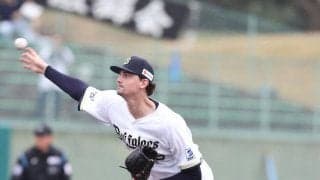 【オリックス】新外国人ジェリー「適応していく」マリンの強風は213センチの長身で受け止める