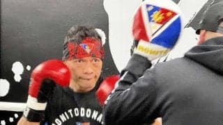 ドネア　横浜市内で公開練習　減量期に焼き肉を堪能「ヤキニクボディー！！」拳を突き上げ自信示す