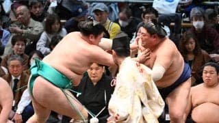 休場した阿炎は再出場の可能性あり　師匠の錣山親方がケガの状況を説明