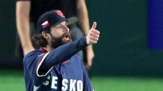 【WBC】チェコ先発の電気技師サトリア「ラストダンス」で快投　チェンジアップで次々と侍斬り
