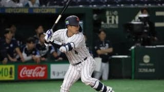 侍ジャパン待望の先制点！吉田正尚の代打で出場 若月健矢が意地の一打【WBC】