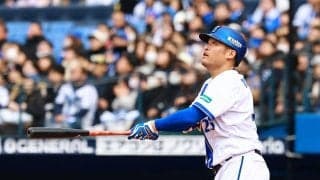 【DeNA】筒香嘉智“チーム本拠地１号”「高めのボールをしっかり逆方向にはじき返すことできた」