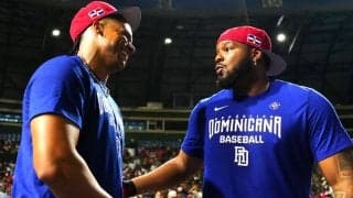 無敗ドミニカはムードも最高　大飛球に倒れたソトに“腕立て指令”　ゲレーロJr.のイジりにタティスJr.も拍手【WBC】