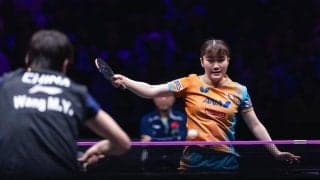 大藤沙月が振り返る衝撃の世界2位・王曼昱撃破　戦術変更で掴んだ中国からの大金星　伊藤美誠以来の勝利に「自信を持って臨んだ」【WTTチャンピオンズ重慶】
