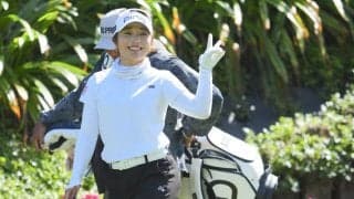 1年前の台湾で胃腸炎…ツアー史上初の開幕2連勝に挑む佐久間朱莉は「慎重に」