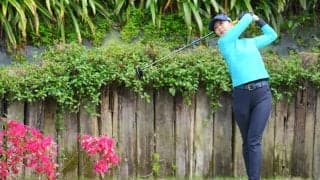 金澤志奈が難コース攻略し2打差2位スタート 開幕2連勝が懸かる佐久間朱莉5位