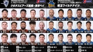 質の高い選手たちのバトル。スピアーズ×ワイルドナイツは、パワーと駆け引きが詰まった80分になる