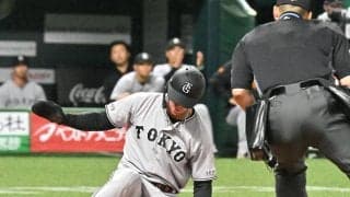 【巨人】助っ人コンビで先制　キャベッジがフェンス直撃二塁打で好機つくり、ダルベックが適時打