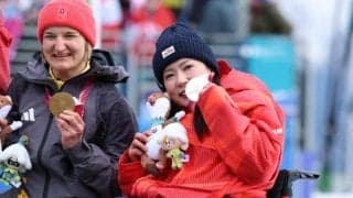 村岡桃佳が通算11個目のメダルで冬季日本勢1位　今大会2個目の銀