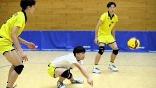 リベロで鎮西高の3番を背負った栗原陽（中央大1年） 今にも生きるミスにこだわる姿勢