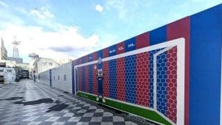 開幕５連勝のＪ２甲府が市中心街にクラブ装飾を掲出…佐久間社長は退任し３月下旬に新体制発表へ