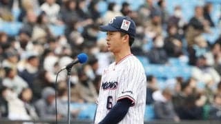 【ヤクルト】試合前に新入団選手発表　ドラ１松下歩叶「１日でも早く神宮球場で…」今季初の神宮