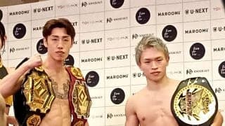【KNOCK OUT】団体の威信かけ王者対決、森岡悠樹「KOで締めたい」晃貴「レベル違う」