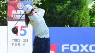 史上初の開幕2連勝へ 女王・佐久間朱莉が単独首位 フィールド唯一のアンダーパー