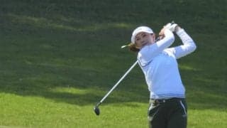 7番でただ一人「奇跡のバーディ」 “大会の顔”河本結が見せたビッグプレー