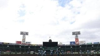 【センバツ】近江のプロ注目右腕、上田健介が甲子園練習「すごくきれい」WBC「全く見てない」