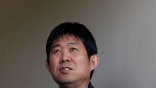 【日本代表】森保監督、長友佑都に「ケガが軽いことを願って」今季の好調ぶりにも言及