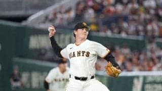 【巨人】先発ハワードがいきなり失点　初回、レイエスに左中間スタンドへ２点本塁打許す