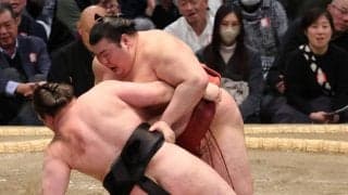 安青錦は横綱昇進が絶望的な４敗目、２日連続でノーコメント　熱海富士に返り討ちに遭う