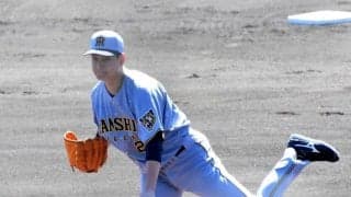 阪神・大竹　“計測不能”表示の超スローボール　ファーム開幕戦で圧巻６回０封　四回まで完全投球　