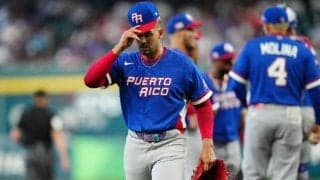 プエルトリコ、散る　ナインは涙そして呆然…モリーナ監督も失意、ベンチで落胆→ファンの声援に応える