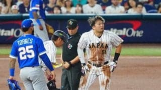 侍ジャパンに激震…鈴木誠也が負傷交代　盗塁を企図→苦悶の表情、左足を負傷か