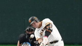 【巨人】ダルベック来日初本塁打　MLB47発のパワー見せつけた　玉井のシュートを左中間席へ