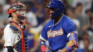 「俺たちは寿司を食ったぜ！」値千金弾のベネズエラ主砲　歓喜のロッカーで絶叫した“日本撃破”の価値「奴らはどこだ」【WBC】