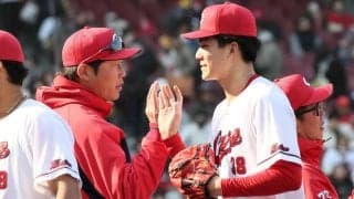 【広島】新井貴浩監督「考えたい」ドラ５赤木晴哉３回０封で先発候補名乗り　開幕６番手持ち越し