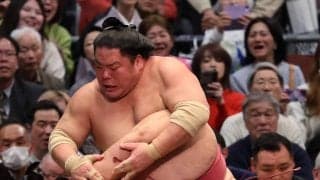 大栄翔、豊昇龍から２場所連続で金星「思い切りやれて良かった。自信になります」