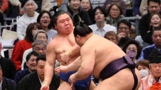 義ノ富士「完璧だった」取り組みで４勝目　阪神岡田顧問とWBC刺激に今場所初の連勝飾る