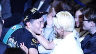 岩田翔吉、恩師・山本ＫＩＤ徳郁さん誕生日に世界王座奪還　山本美憂さんも歓喜の涙「喜んでいると思う」朝に墓参りで愛弟子の勝利予告