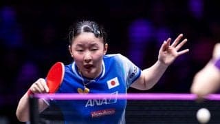 張本美和、世界5位・蒯曼とのフルゲーム激闘制し3度目の正直　17歳の“全日本女王”が中国撃破で悲願の初優勝【WTTチャンピオンズ重慶】