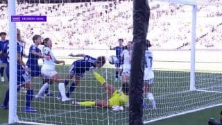 ゴール前で15人混戦！なでしこエース、“執念”のダイビングヘッド弾「よく飛び込んだな」「気合いだ」田中美南のアジアカップ初得点にファン熱狂